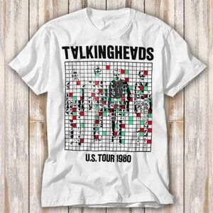 Talking Heads US Tour 1980 T-Shirt Punk New Wave Band Concert Tee 79